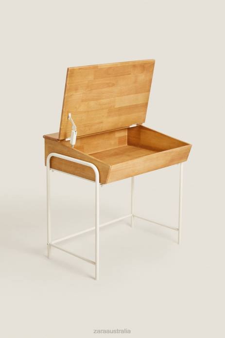 Desk With Storage 822X1578 Zara Accessories Unisex Vanilla