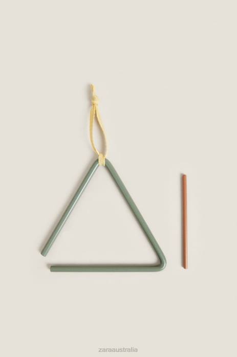 Musical Triangle Toy 822X1589 Zara Accessories Unisex Sea Green