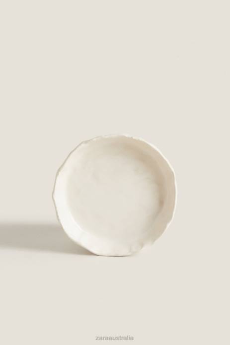 Bu o Ceramic Soap Dish 822X1710 Zara Accessories Unisex Cream