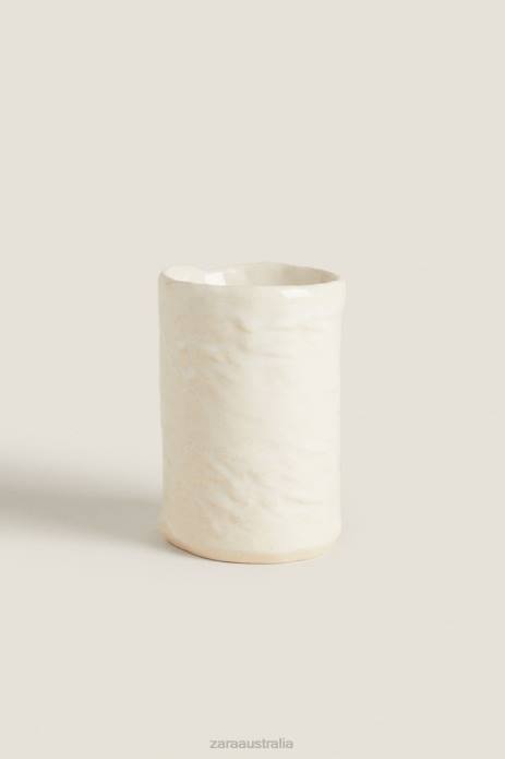 Bu o Ceramic Tumbler 822X1714 Zara Accessories Unisex Cream