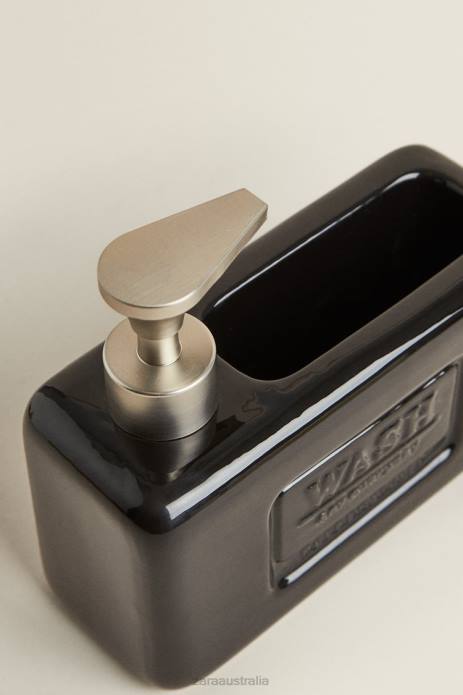 Dish Soap Dispenser With Storage 822X1787 Zara Accessories Unisex Black