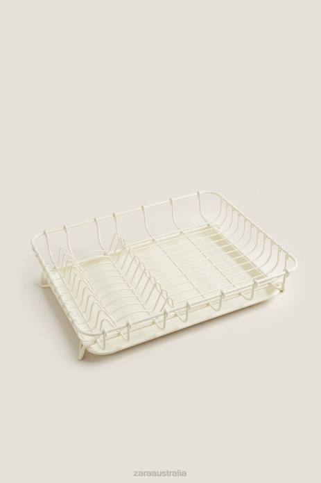 Draining Rack With Tray 822X1782 Zara Accessories Unisex Cream