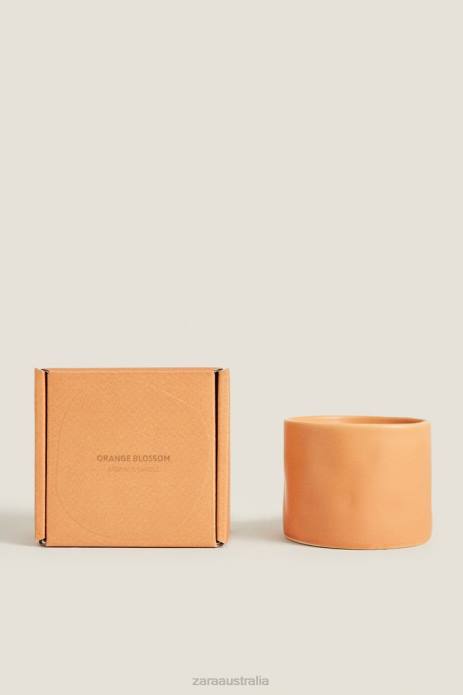 (150 G) Blossom Scented Candle 822X1757 Zara Accessories Unisex Orange