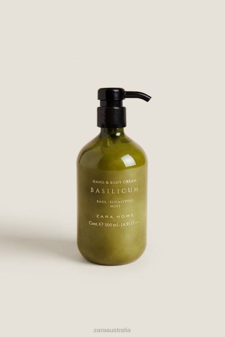 (16.91 Oz) Basilicum Hand And Body Cream 822X1771 Zara Accessories Unisex Mint