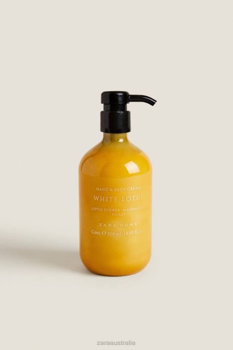 (16.91 Oz) White Lotus Hand And Body Cream 822X1770 Zara Accessories Unisex Intense Red
