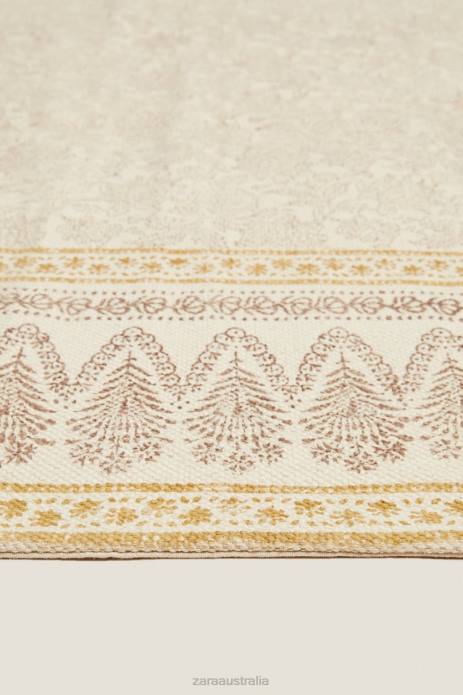 Block Print Rug 822X1638 Zara Accessories Unisex Multicolor