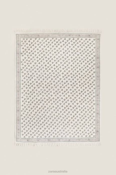 Block Print Rug 822X1642 Zara Accessories Unisex Multicolor