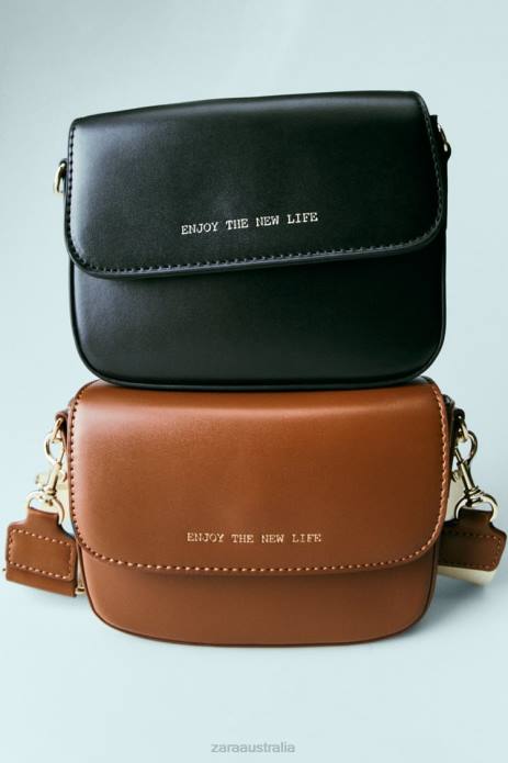 Basic Crossbody Bag 822X1538 Zara Accessories Kids Black