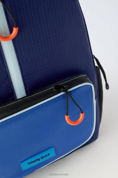School Backpack 822X1545 Zara Accessories Kids Blue
