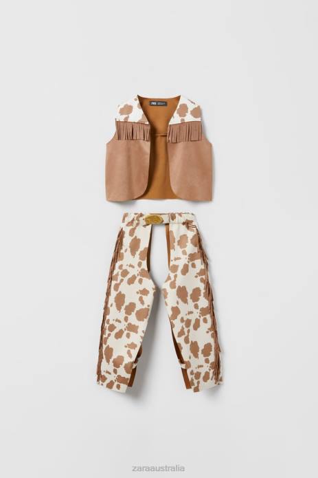 Cowboy Costume 822X1614 Zara Clothing Kids Brown