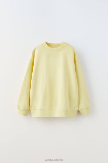 Basic Sweatshirt 822X1528 Zara Clothing Kids Yellow