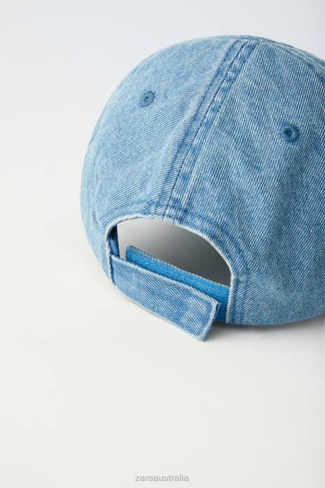 Denim Cap 822X1532 Zara Clothing Kids Blue