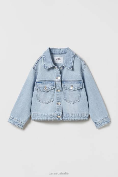 Denim Jacket 822X1546 Zara Clothing Kids Light Blue
