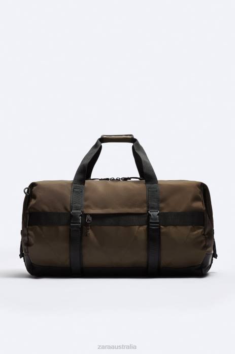Athletic Bowling Bag 822X1291 Zara Accessories Men Brown