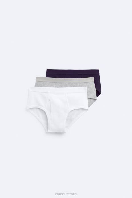 3 Pack Of Combination Briefs 822X1433 Zara Accessories Men Various