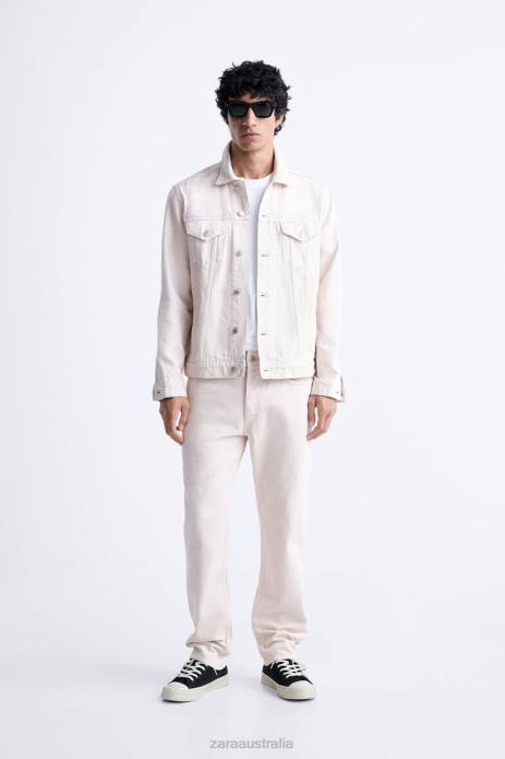 1995 Straight Leg Jeans 822X1093 Zara Clothing Men Pink