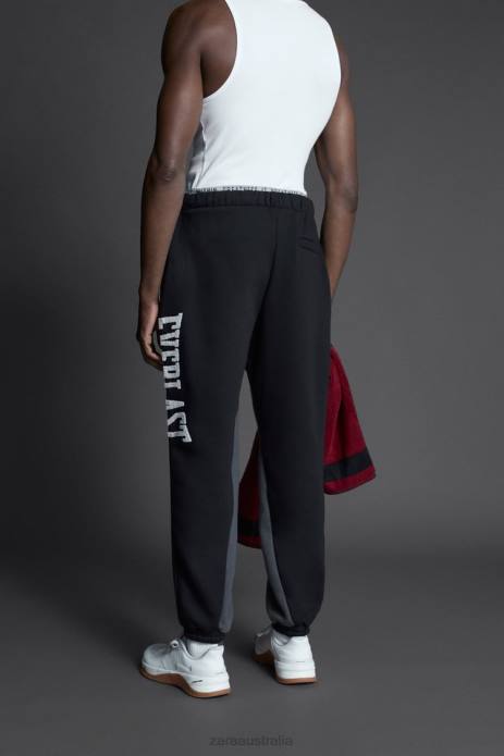Everlast Colorblock Jogging Pants 822X947 Zara Clothing Men Black