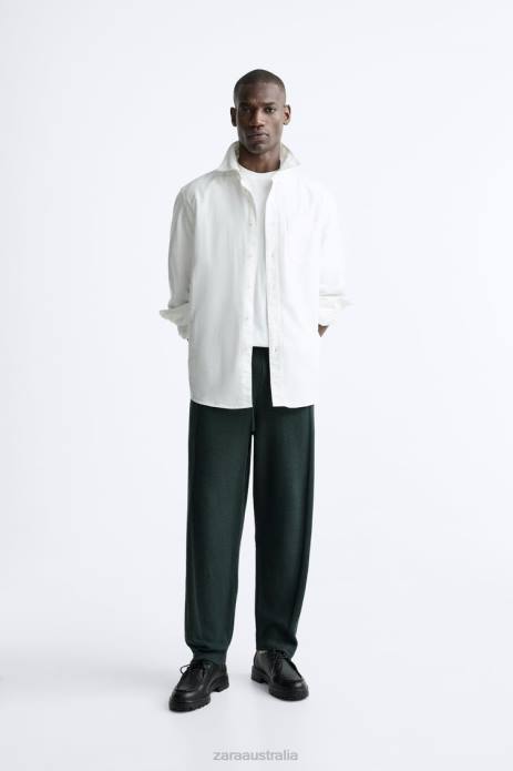 Knit Jogger Pants 822X958 Zara Clothing Men Green