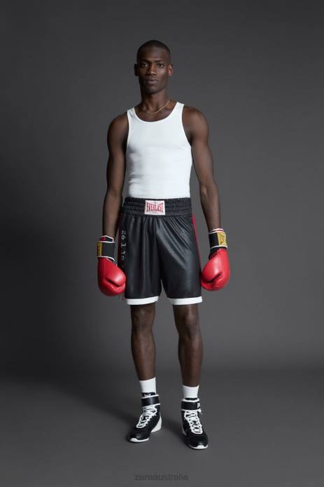 Everlast Boxing Shorts 822X1236 Zara Clothing Men Black