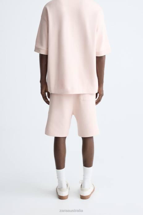Premium Jogger Shorts 822X1082 Zara Clothing Men Pastel Pink