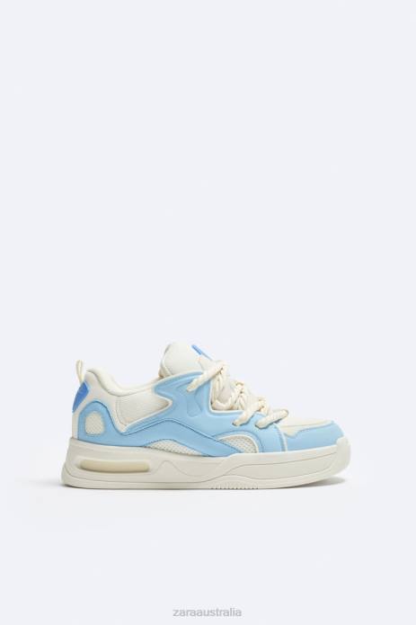 Multipiece Chunky Sneakers 822X1266 Zara Footwear Men White