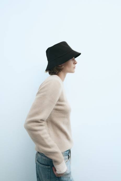 Water Repellent Bucket Hat 822X763 Zara Accessories Women Black