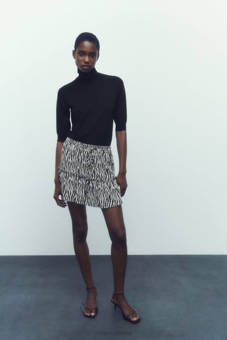 Printed Skort 822X605 Zara Clothing Women Zebra