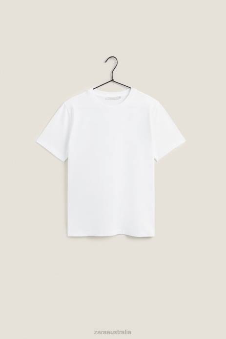 Cotton Top 822X1812 Zara Clothing Women White